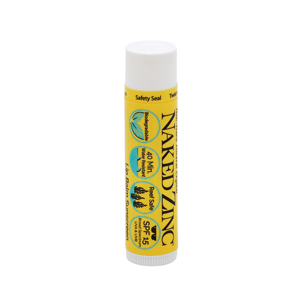 Naked Bee/Naked Zinc Lip Balm (5 sticks) SPF 15 Sunscreen 